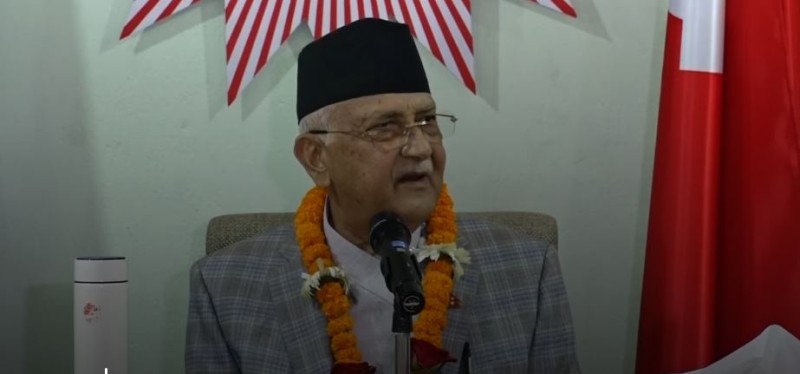 एमाले अध्यक्षमा ओलीको ह्याट्रिक, पदाधिकारीमा ओली पक्षको झण्डैझण्डै एकलौटी